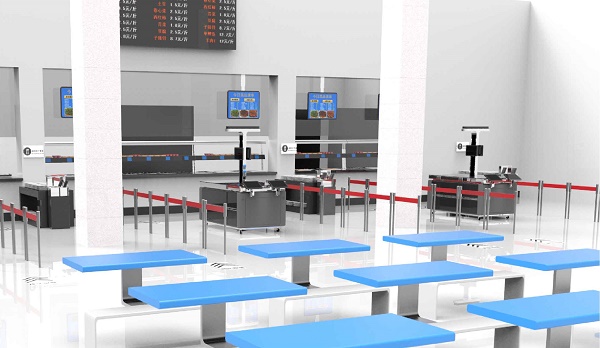 視覺結(jié)算 智慧食堂下的社區(qū)餐飲黑科技！