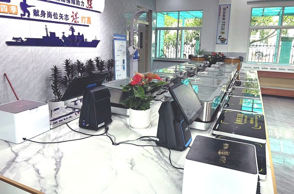 智慧食堂稱(chēng)重臺(tái)